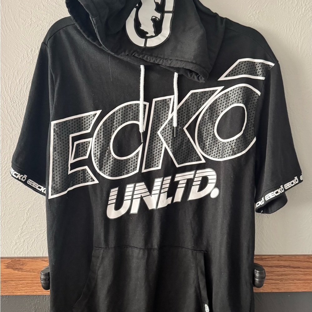 Ecko Unltd Black Hoodie T-Shirt
